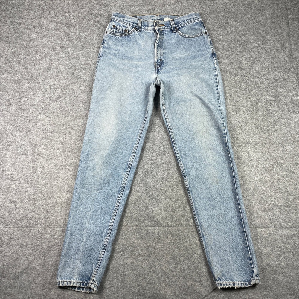 Vintage Levi 512 Jeans Womens 12 (Fits 29x30) Blue Slim Fit High Rise Light Wash